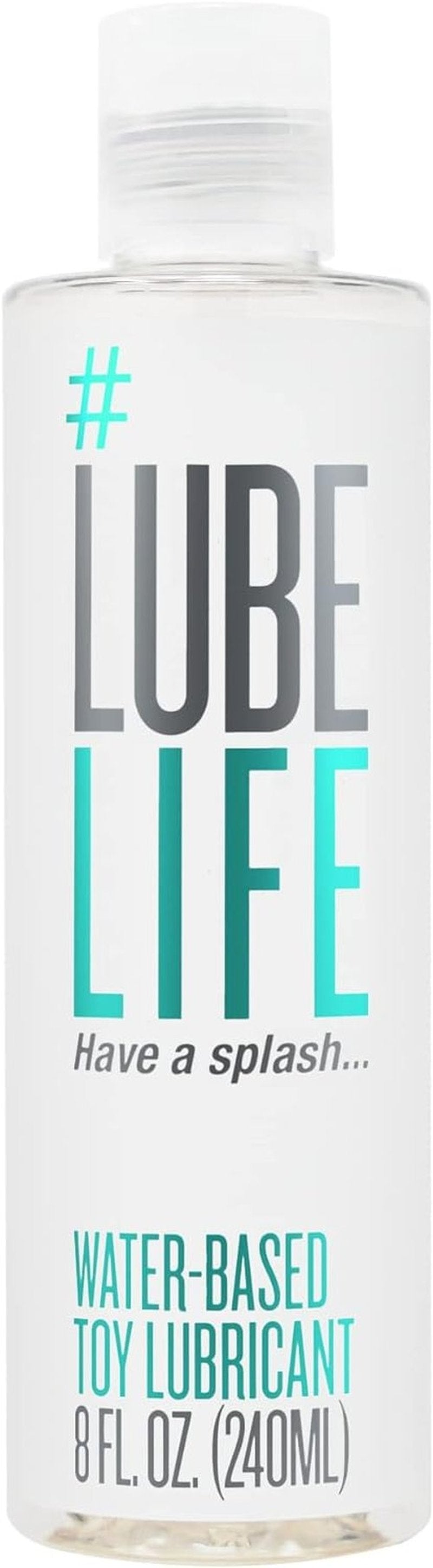 LubeLife Water-Based Lubricant - Toy-Safe Personal Lube for Couples | Travel Size, Non-Staining, 8 Fl Oz