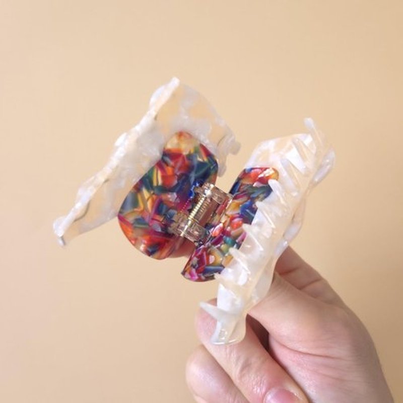 Snail Hair Clip,Acetate Claw Clips,Hair Clips for Women (Colorful)