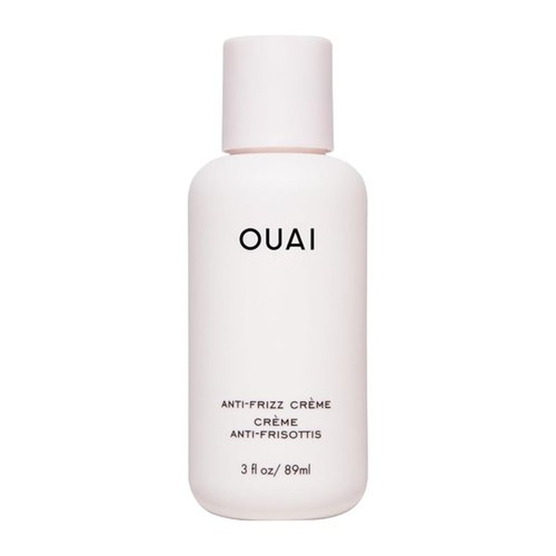 OUAI Anti Frizz Cream - Moisturizing Hair Cream for Frizz Control & Heat Protection | Travel Size (3 oz)