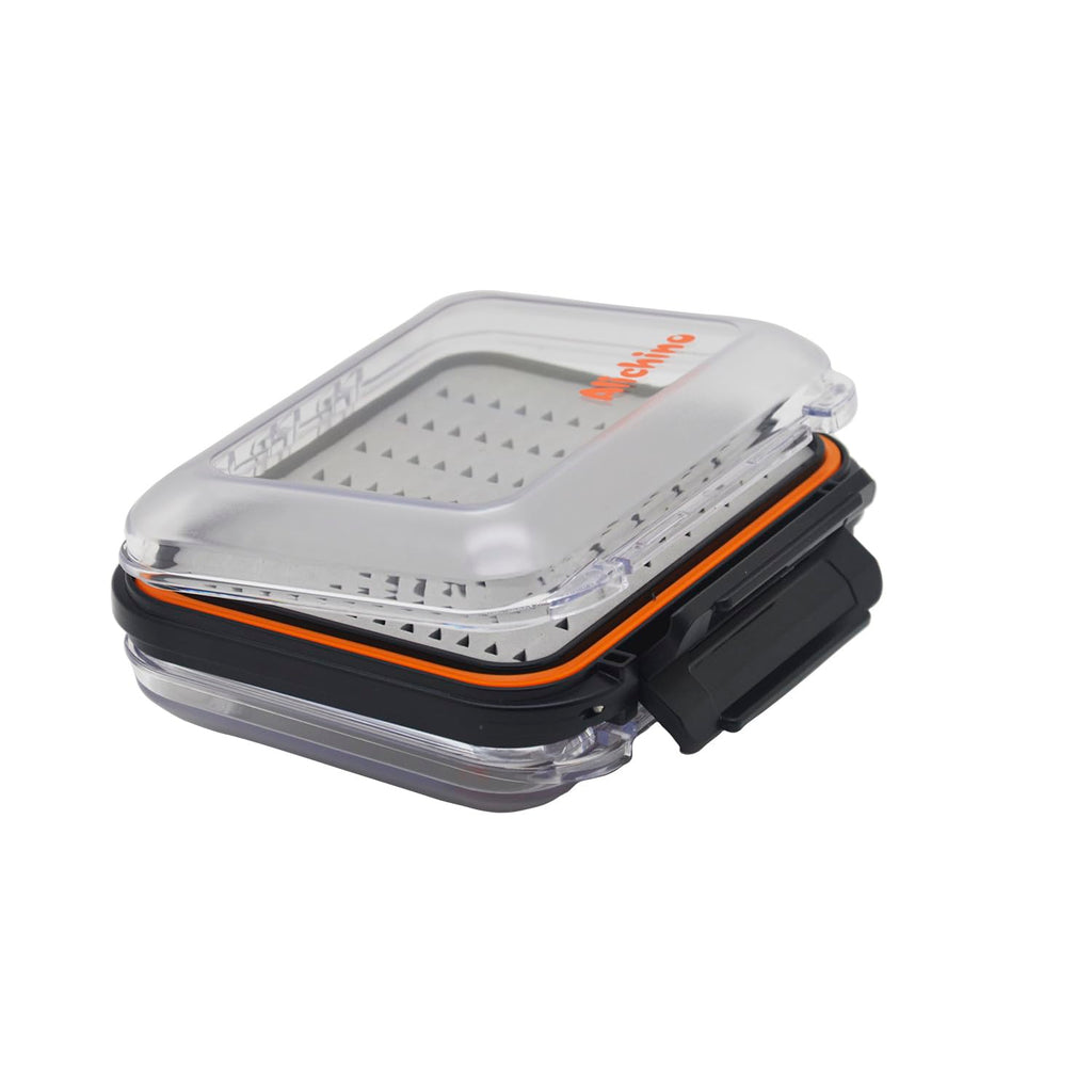 Alichino small fly box for fly files ice jig box fly box for fly fishing (grey foam insert)