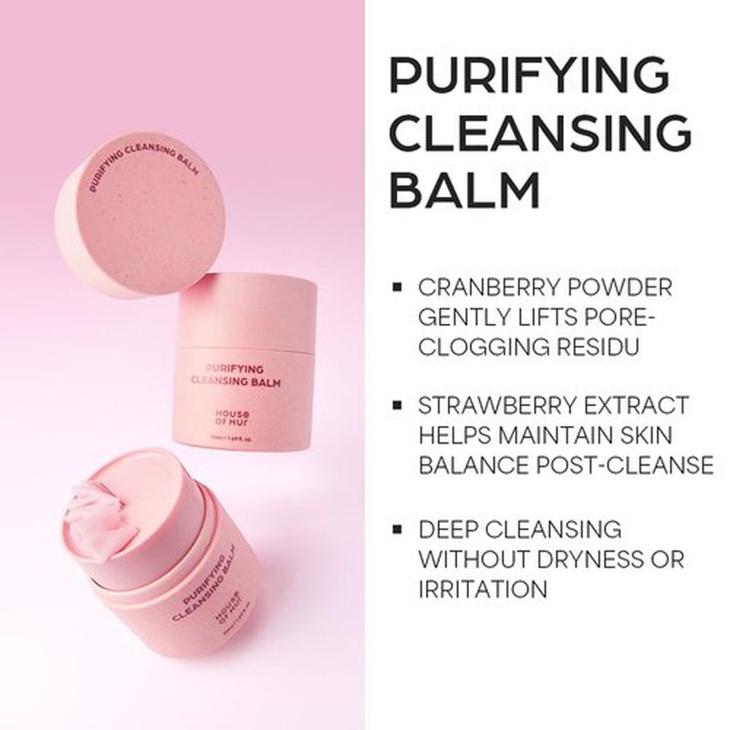 House of Hur Purifying Cleansing Balm - Hydrating & Calming Korean Skincare | 1.69 fl. oz