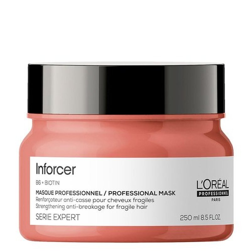 L'Oréal Professionnel Paris Inforcer Mask - Strengthens Weak Hair & Prevents Breakage | With Biotin & Vitamin B6