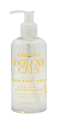 Cuccio Botanicals Hydrating Hand & Body Wash - Eucalyptus & Montana Flower, 8 oz | Soothing Cleanser for Soft Skin