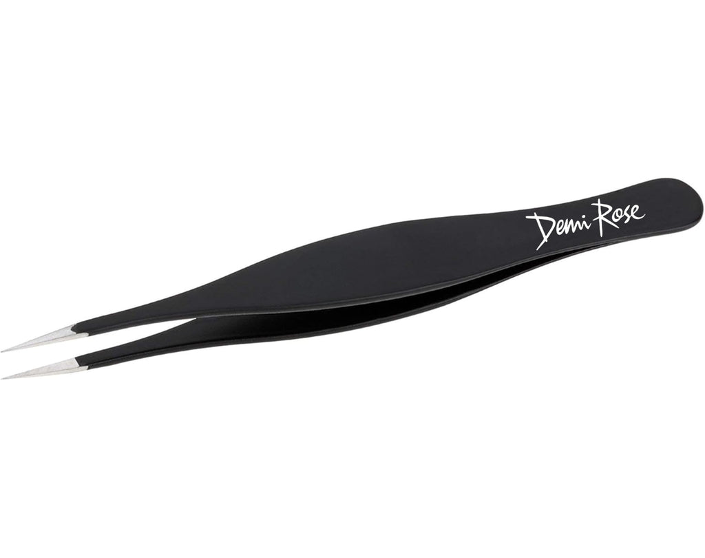 Pointed Tweezers | High Carbon Stainless Steel Ingrown Hair Tweezers | Needle Nose Tweezers Precision Perfectly Aligned & Hand Filed Splinter Tweezers
