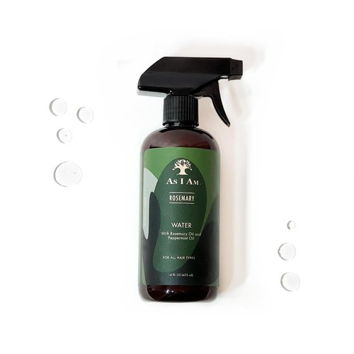 As I Am Rosemary Water 16 oz - Scalp Treatment for Hair Density - with Biotin & Saw Palmetto