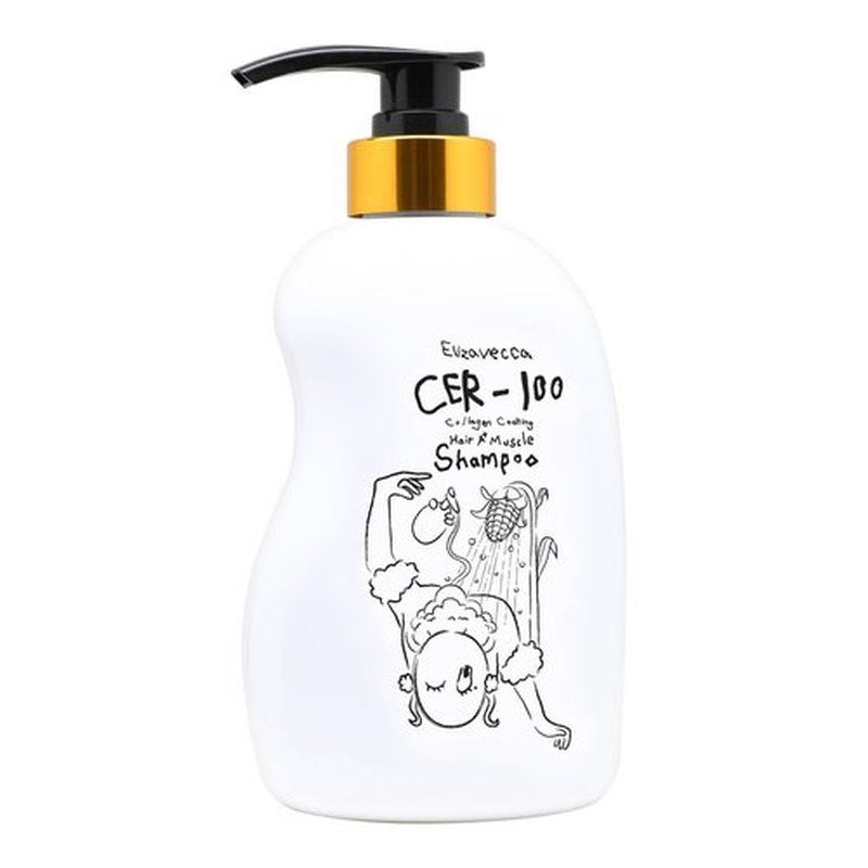 Elizavecca CER-100 Collagen Coating Hair A+ Muscle Shampoo, 16.9 fl oz