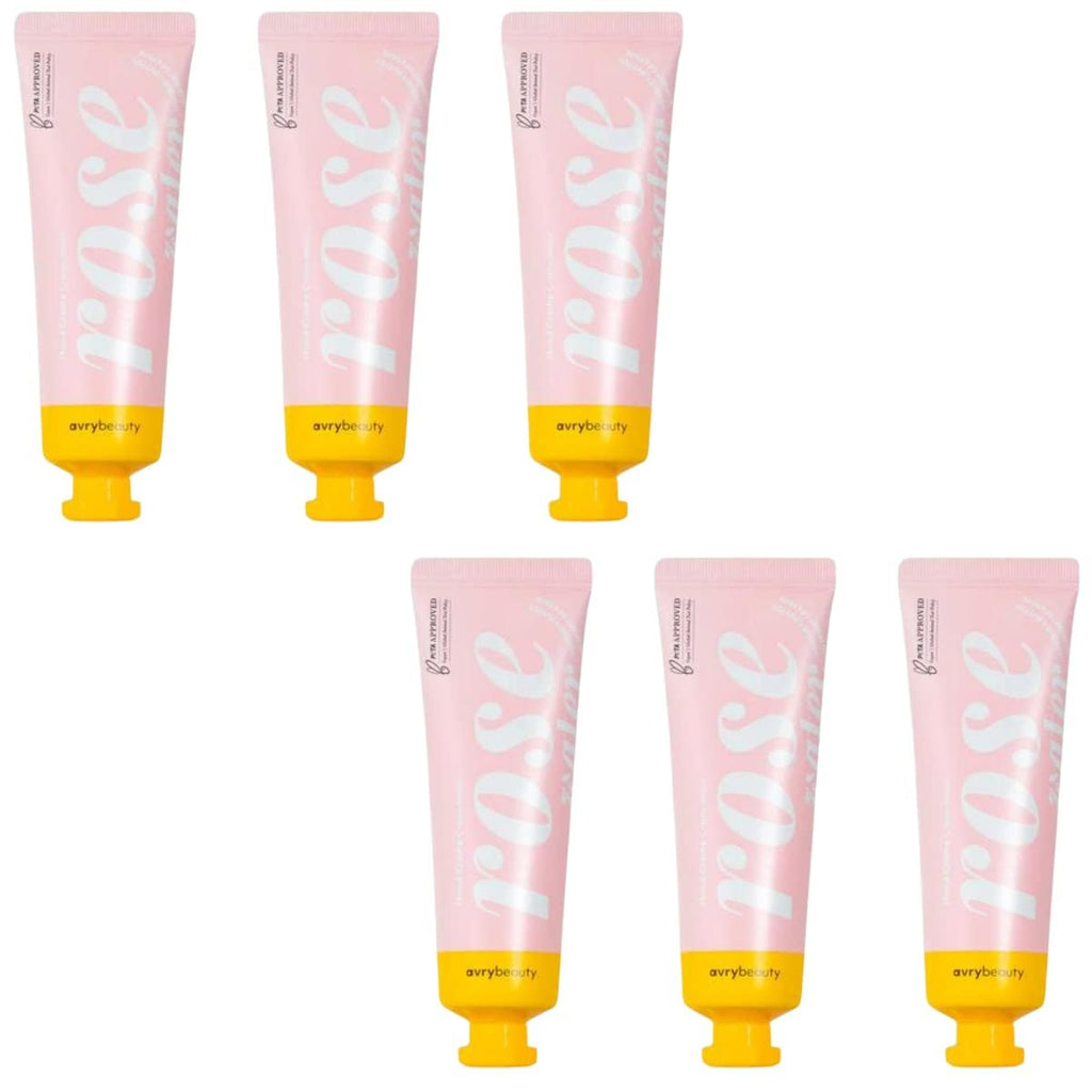 AVRYBEAUTY Rose Water Shea Butter Lotion Set 1.5 oz. - 6 Pack, Shea Butter Lotion for Dry Skin, Vegan Hand Cream for Women & Men