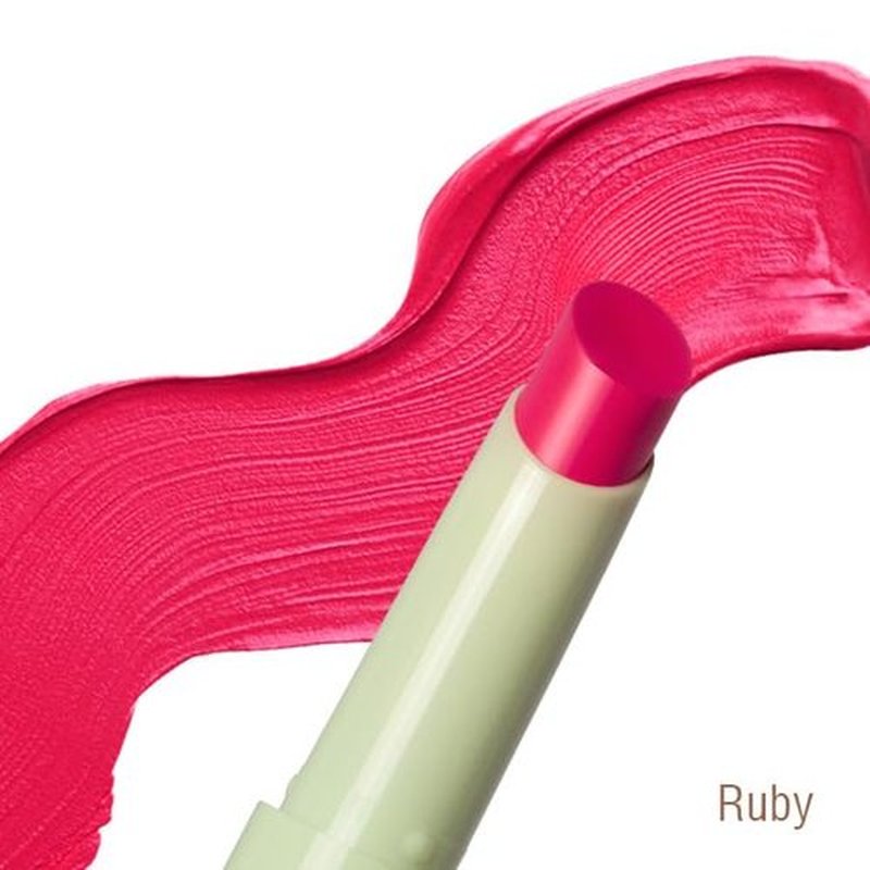 Pixi LipGlow - Sheer Buildable Colour Lip Balm with Glossy Finish | Hydrating Formula | Ruby | 0.05 oz/1.5g