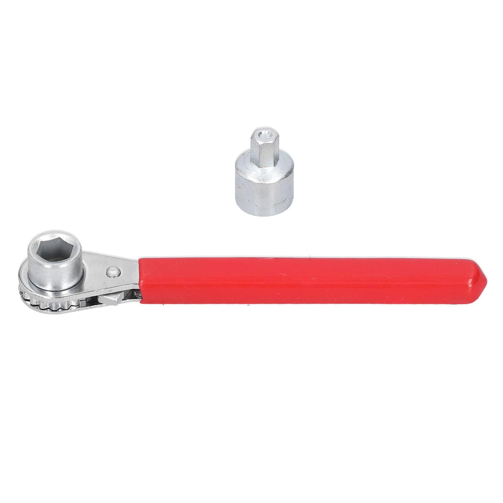 Akozon Ratchet Wrench, 5/16in 0.4in 10mm Battery Terminal Ratchet Wrench with 1/2in Socket for Top Side Post Battery for RV Sport Car Wrench