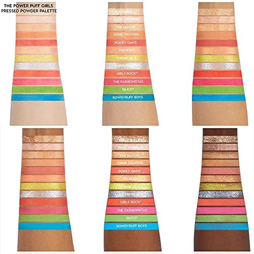 Colourpop Powerpuff Girls Pressed Shadow Palette - Full Size 12 Pan Eyeshadow Set