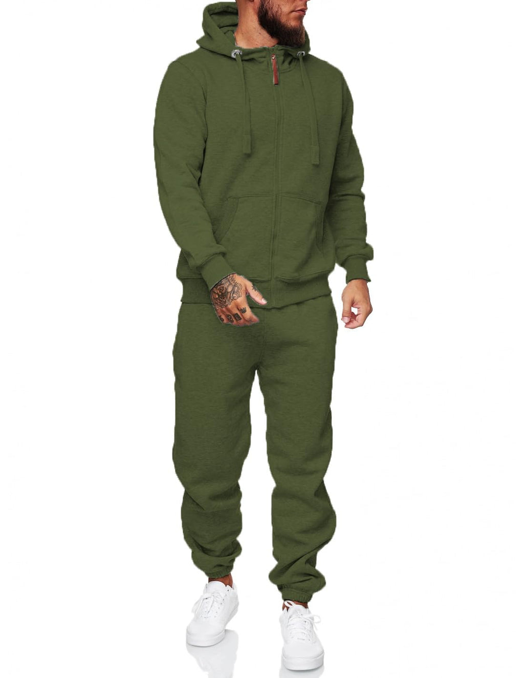 HHGKED Sweat suits men Tracksuits 2 Piece sets Athletic Jogging suits Casual Outfits for men