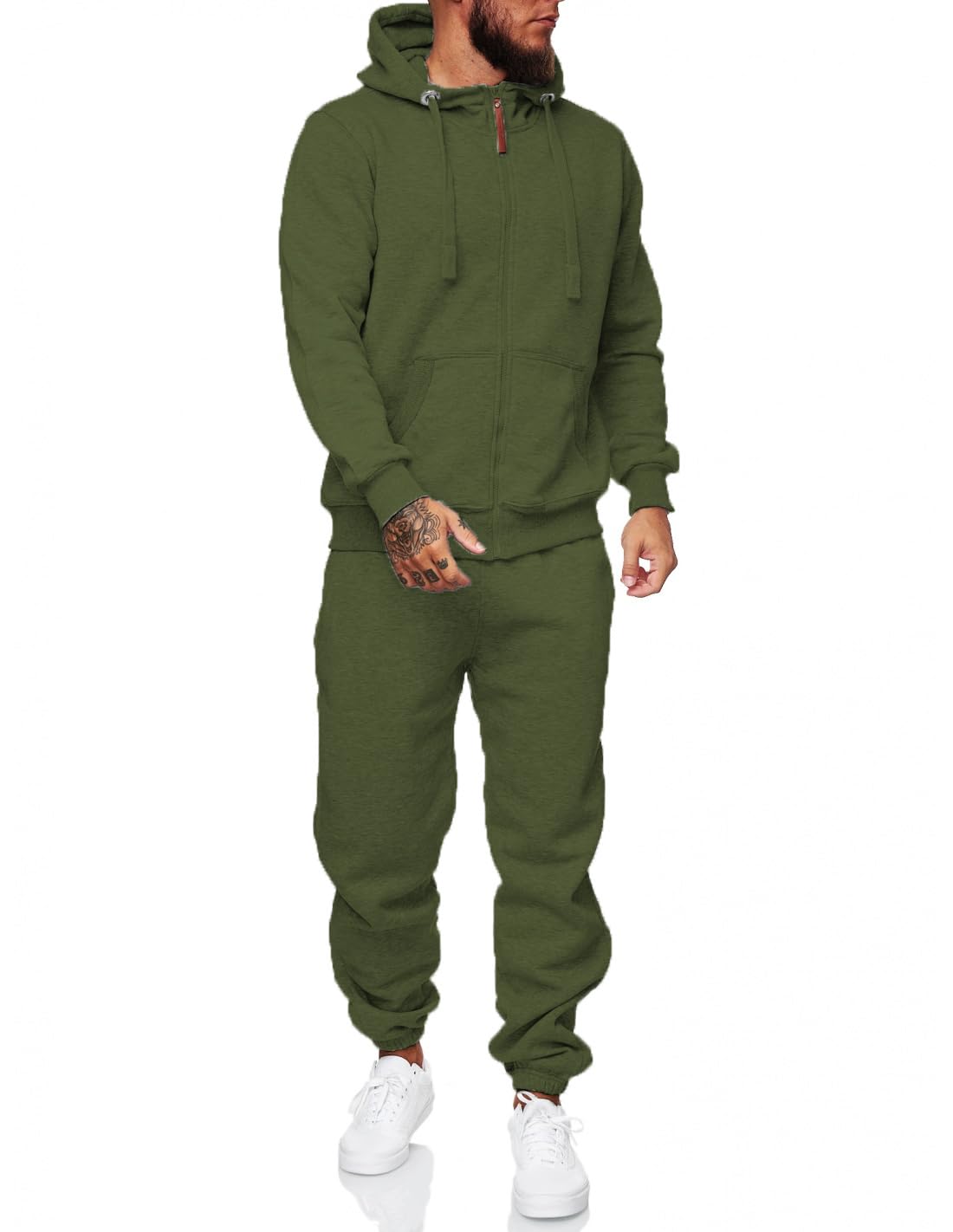 HHGKED Sweat suits men Tracksuits 2 Piece sets Athletic Jogging suits Casual Outfits for men