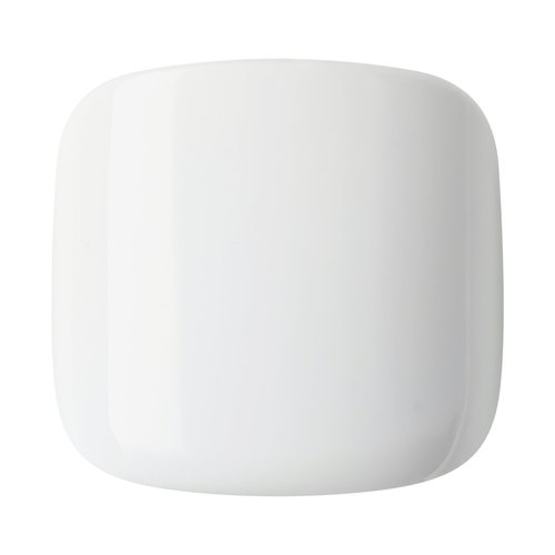 KISS imPRESS No Glue Pedi Press-On Nails, Toenails, 'All Smiles', White, Short Size, Squoval Shape, Includes 24 Nails, Prep Pad, Instructions Sheet, 1 Manicure Stick, 1 Mini File