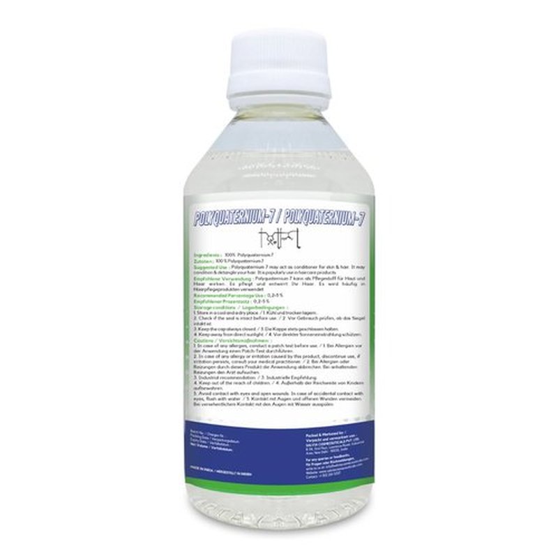 MYOC Polyquaternium-7 (119 ml / 4.02 fl oz) - Cosmetic Grade Conditioning Polymer for Shampoos Conditioners Serums & DIY Haircare Formulations
