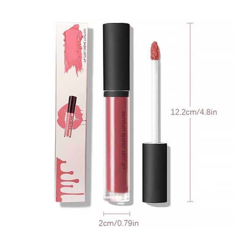Teamoda 12 Color Cream Lip Gloss - Long-Lasting, Waterproof Hydrating Lip Tint | 1.3 Fl Oz Natural Jelly Lipstick