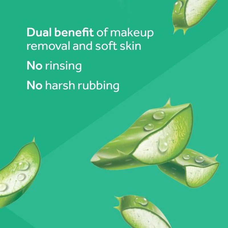 Pond's Vitamin Micellar Wipes - Hydrating Aloe Vera for Dry Skin | 25 Wipes (Pack of 2)