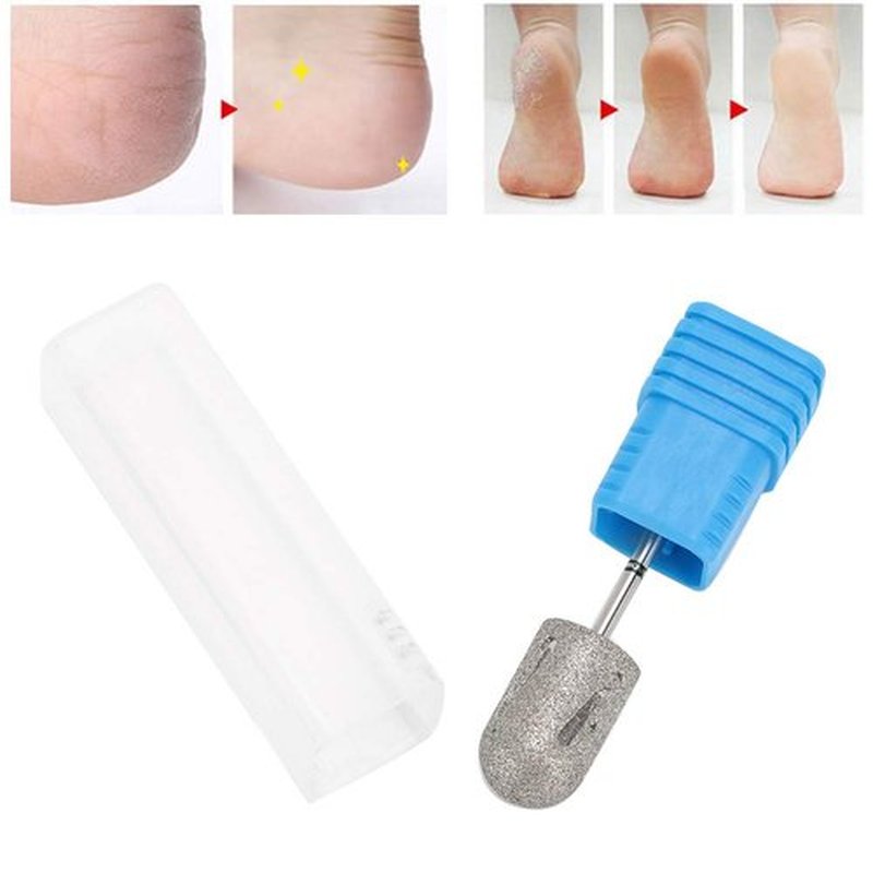 Pedicure Cone Bit, Stainless Steel Foot Nail File Bits Pedicure Foot Calluses Sanding Grinding Head Feet Filing Nails for Polishing and Repairing Old and Dead Skin of Feet