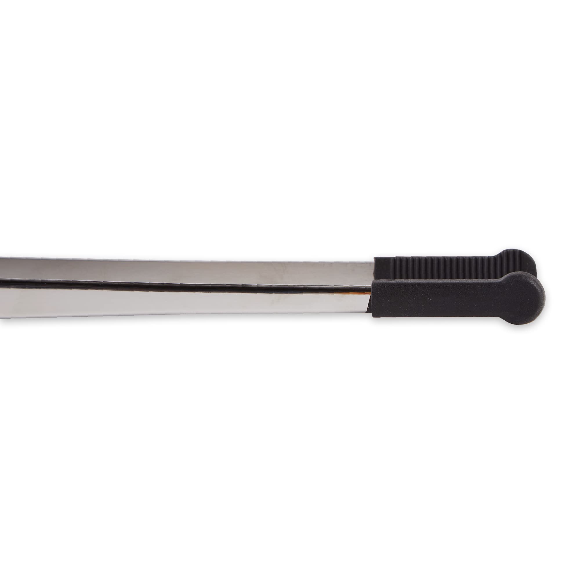 RSVP International Endurance Silicone Tipped Kitchen Tweezers Food Safe, Durable Stainless Steel, Heat Safe up to 475 Degrees F, 12" Length