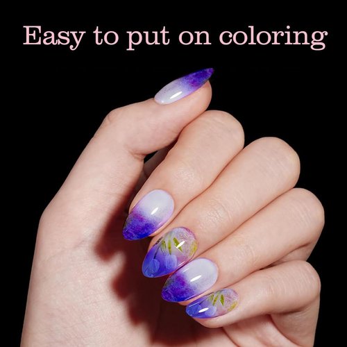 PrettyYo Short Almond Gel Nail Tips 600Pcs Half Matted Clear Fake Nail Tips Short Almond Shape 12 Sizes Full Cover Acrylic Press On Soft False Nails Gel x Nail Press Ons for DIY at Home