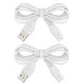 2 PCS Charger Cord Replacement for Pritech Electric Feet Callus Remover Foot Pedicure, USB Power Adapter Charging Cable