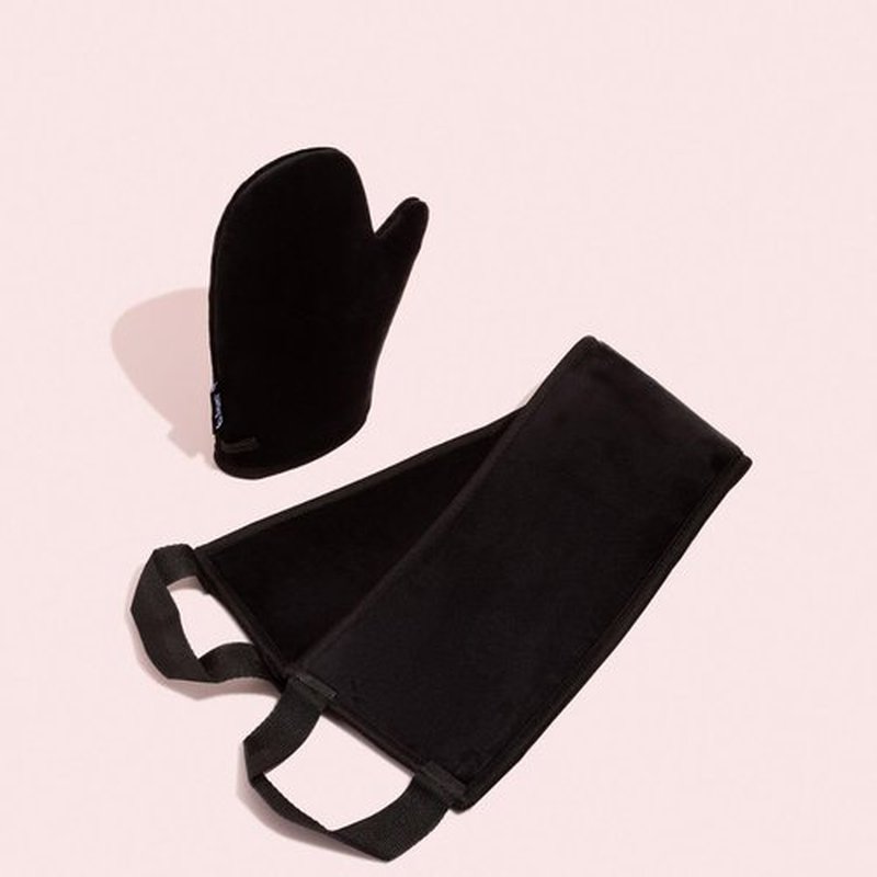 b.tan Self Tan Mitt - Streak-Free Sunless Tanning Applicator Glove | Velvety Soft & Reusable for Face & Body