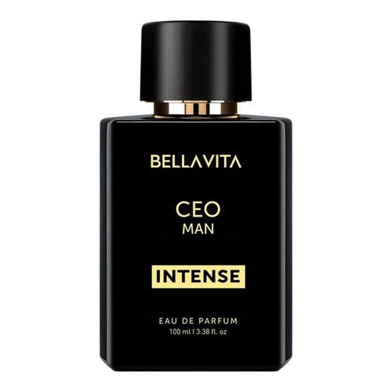 **Bellavita Luxury CEO MAN INTENSE Eau de Parfum - 100 ml | Aromatic Men's Fragrance with Lavender & Musk**