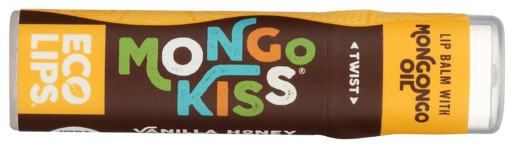 Eco Lips Inc., Mongo Kiss, Lip Balm, Vanilla Honey, .25 oz (7 g) - 2pc
