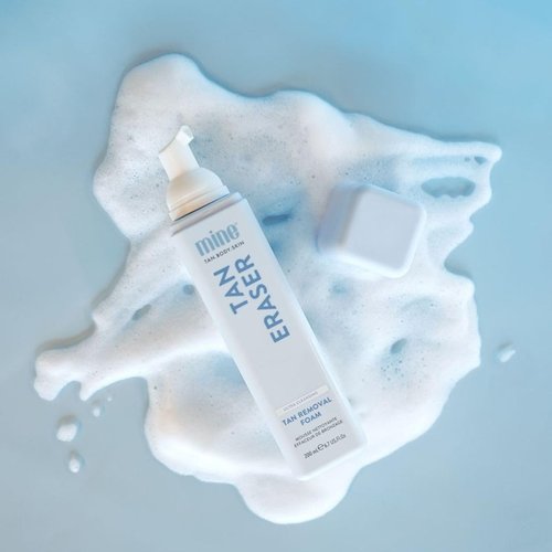 Minetan Self Tan Eraser Foam - Quick 5-Minute Application | Ultra Hydrating Tanning Mousse Remover, 6.7 Fl Oz