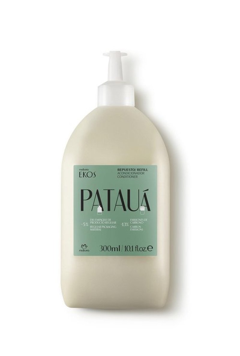 natura - Ekos Patauá Hair Anti-Breakage Re-Strengthening Conditioner Refill - Hair Loss - Fortify Roots, Strands - Vegan Hair Care - Brazilian Beauty Secrets - Personal, Self Care - 10.1 fl oz (300ml)