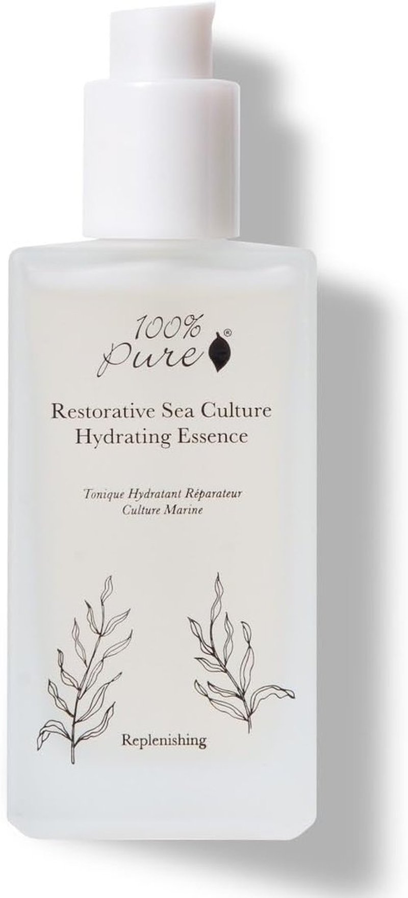 100% PURE Hydrating Toner - Organic Witch Hazel & Sea Kelp with Hyaluronic Acid | Anti-Aging, 4 Fl Oz
