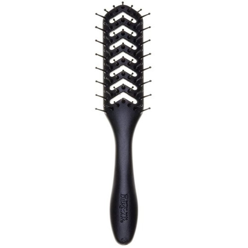 Jack Dean by Denman D200 Flexible Vent Brush - Ideal Styling Tool for All Hair Types (Black)