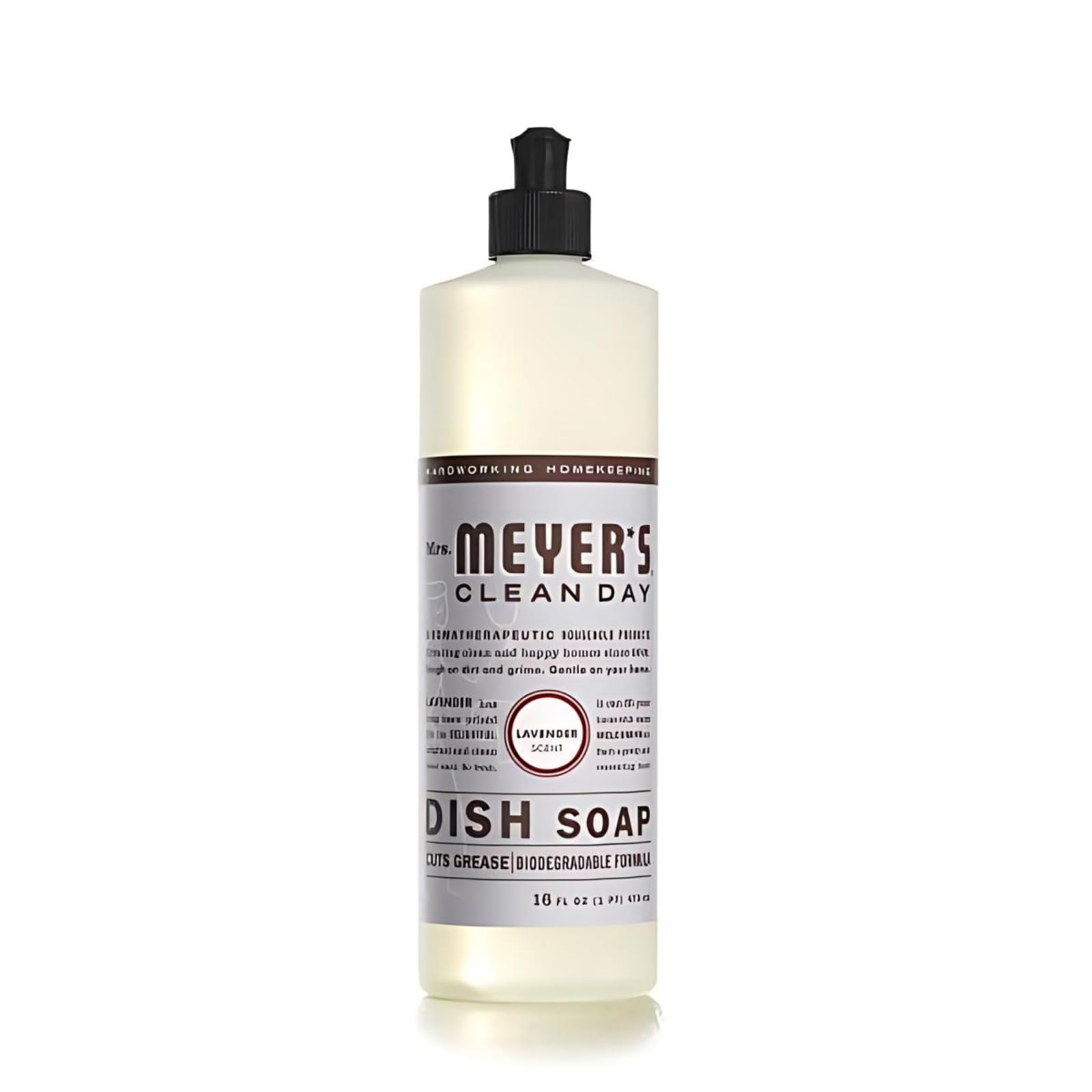 Mrs. MEYER'S CLEAN DAY Kitchen Set, Room Freshener, Multi-Surface Cleaner, Dish Soap and Foaming Hand Soap, 4 CT (Lavender)