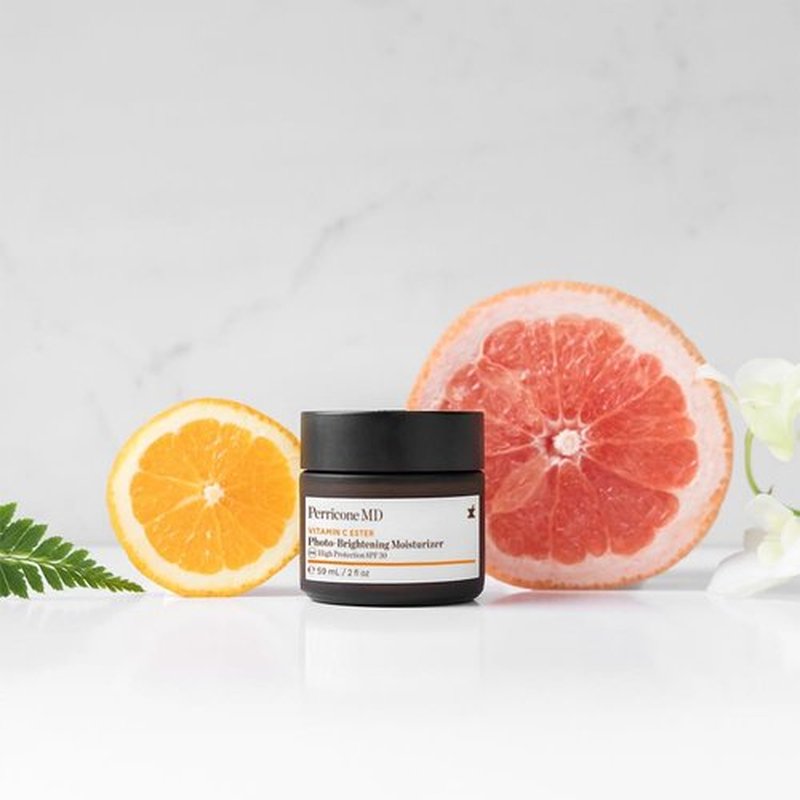 Perricone MD Photo-Brightening Moisturizer - Anti-Aging SPF 30 Cream with Vitamin C Ester | Oil-Free, Lightweight, 2 fl oz