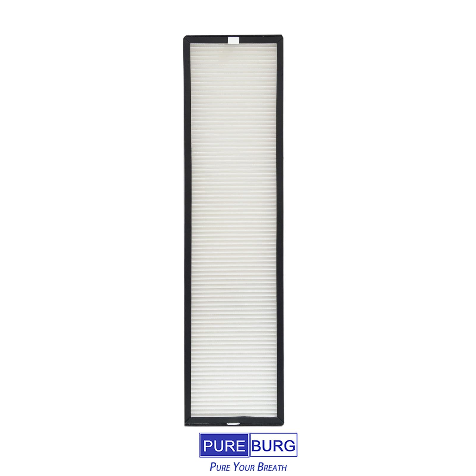 PUREBURG 182550 Replacement Filter Compatible with Bionair BAP536UV-U Air Purifier, 2-Pack H13 HEPA Activated Carbon Pre-Filters For Air Clean Dust VOCs Odor