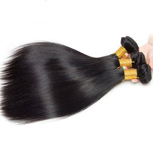Straight Bundles Human Hair Bundles 26 26 26 Inch Natural Black Color Straight Bundle Unprocessed Brazilian Virgin Weave Hair 3 Bundle 50 Gram Per Bundle