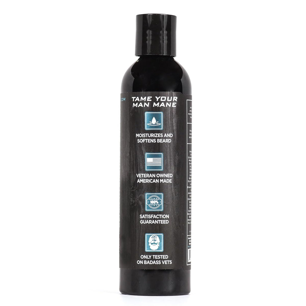 Badass Beard Care Beard Conditioner - THE SURFER, 8oz - Made of Natural Ingredients for A Healthy, Soft, & Itch Free Beard and Mustache