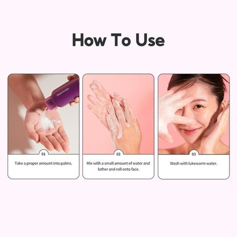 Papa Recipe Eggplant Enzyme Cleansing Powder - Gentle Exfoliating Face Wash for Balanced Skin | 1.7oz/50g