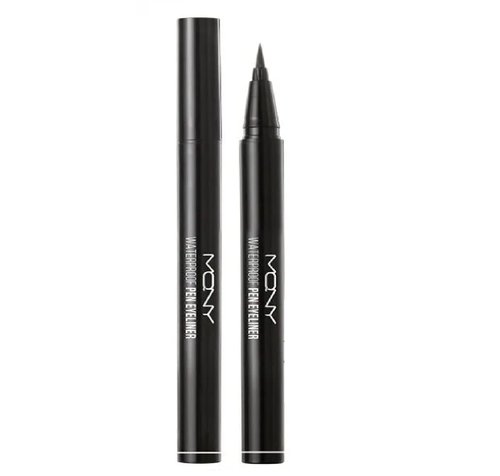 MACQUEEN - Deep Black Waterproof Pen Eyeliner | Long-Lasting, Smudge-Proof Formula