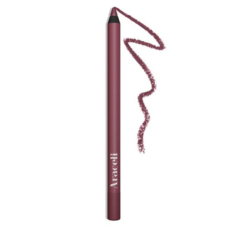 Araceli Beauty Gel Pencil Eyeliner - Water Resistant, Smudge-Proof & Long-Lasting in Bold Sangria Color