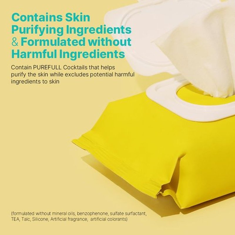 Ariul Purefull Gentle Cleansing Wipes – Soothing & Hydrating Makeup Remover Wipes, Non-Sticky Fresh Finish, Mild Acidic pH, Effective Cleansing, Korean Skincare (80 Sheets x 2 Pack)