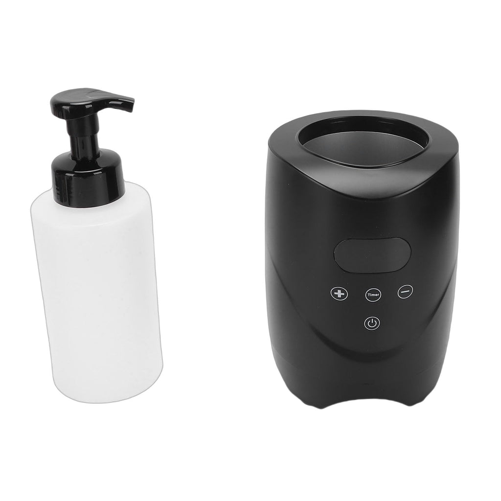 Hamwesh Hot Lather Machine, 500ml Large Capacity Lather Maker For Men Face Shaving, 86-167F Dual Temperature Display Electric Shaving Cream Warmer Machine for Home Salon Barbershop (US Plug 110V)