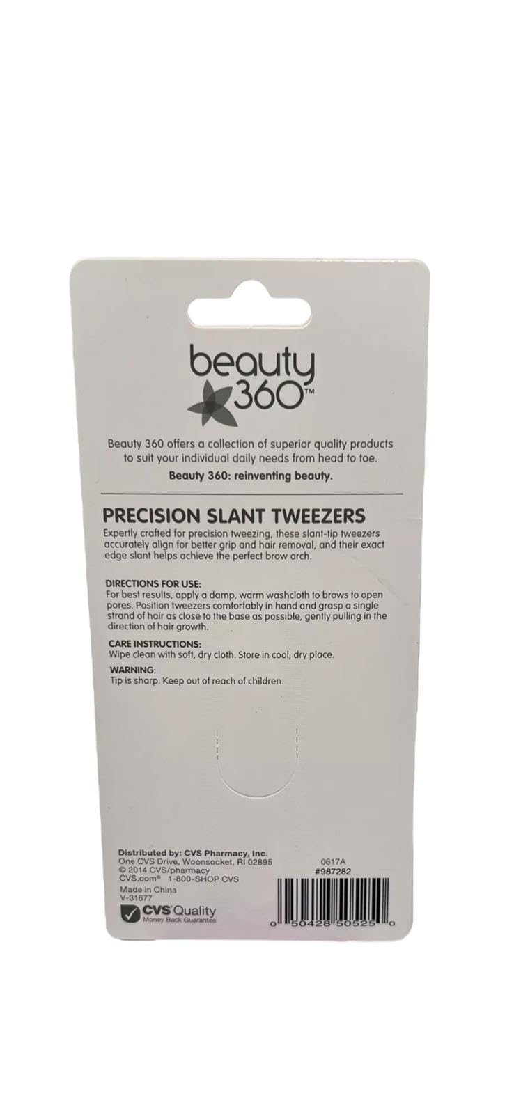 Beauty 360 Precision slant tweezers