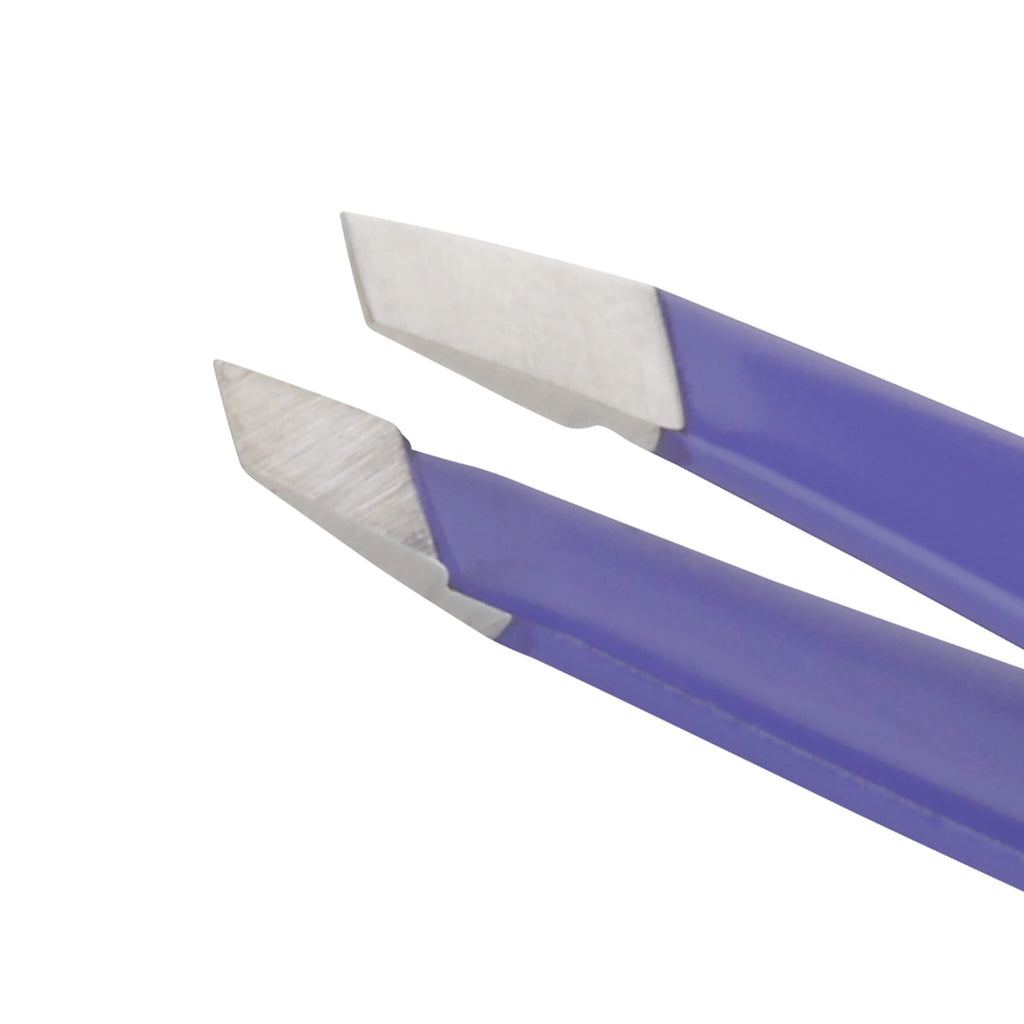 Tweezerman Mini Slant Tweezer–Tweezerman Tweezers for Eyebrows Lilac