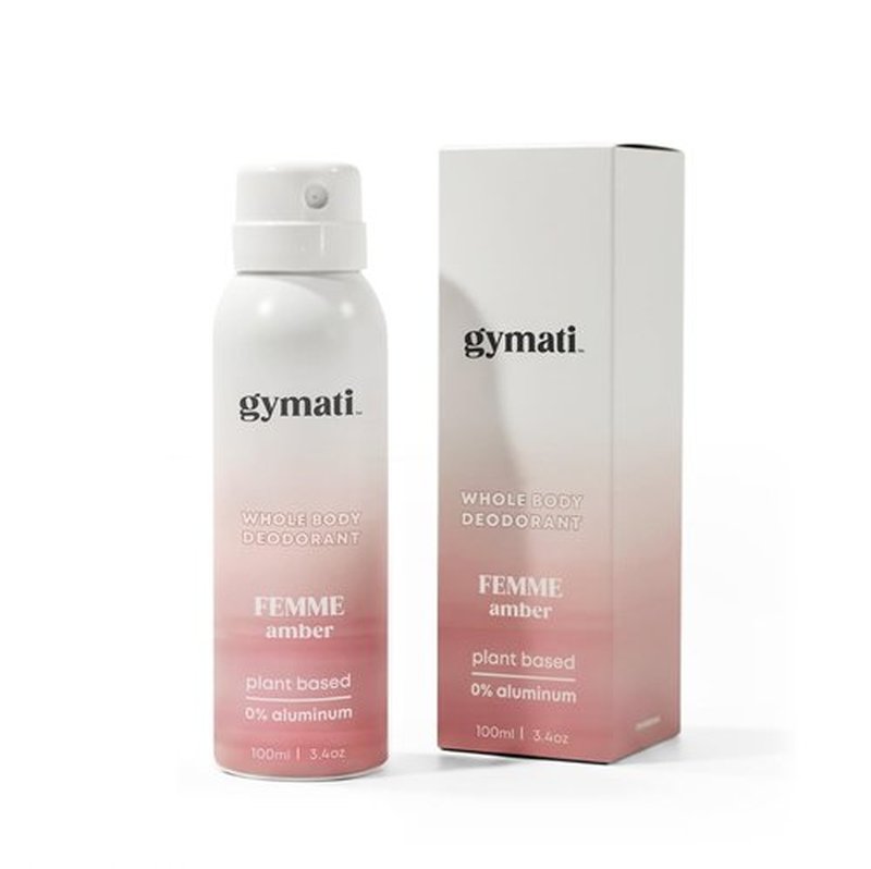 Gymati Natural Deodorant Body Spray - Aluminum-Free, Plant-Based Formula with Aloe & Zinc for Long-Lasting Odor Protection