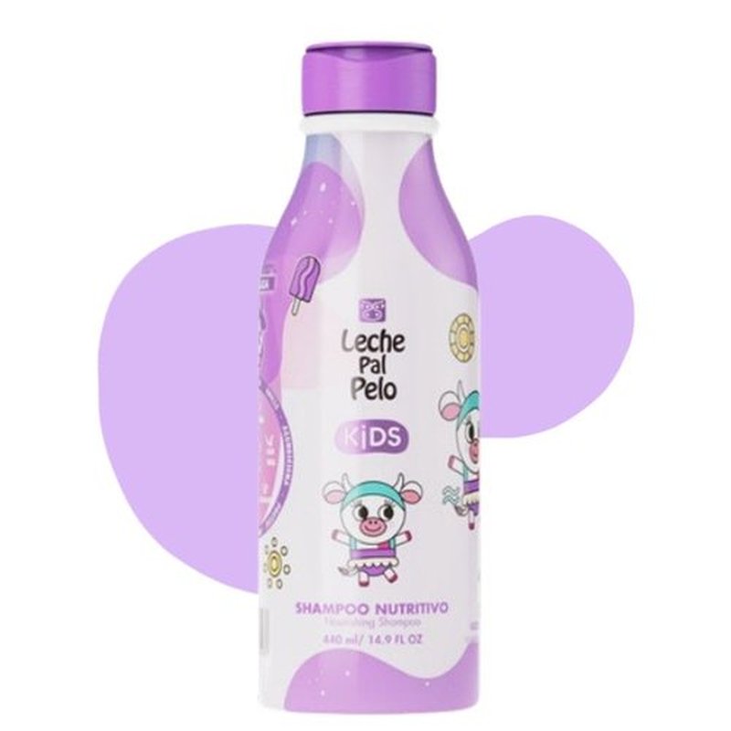 Leche Pal Pelo Kids Nourishing Shampoo - Gentle Daily Cleanse, Sulfate-Free with Jojoba & Aloe Vera | 14.9 fl. oz