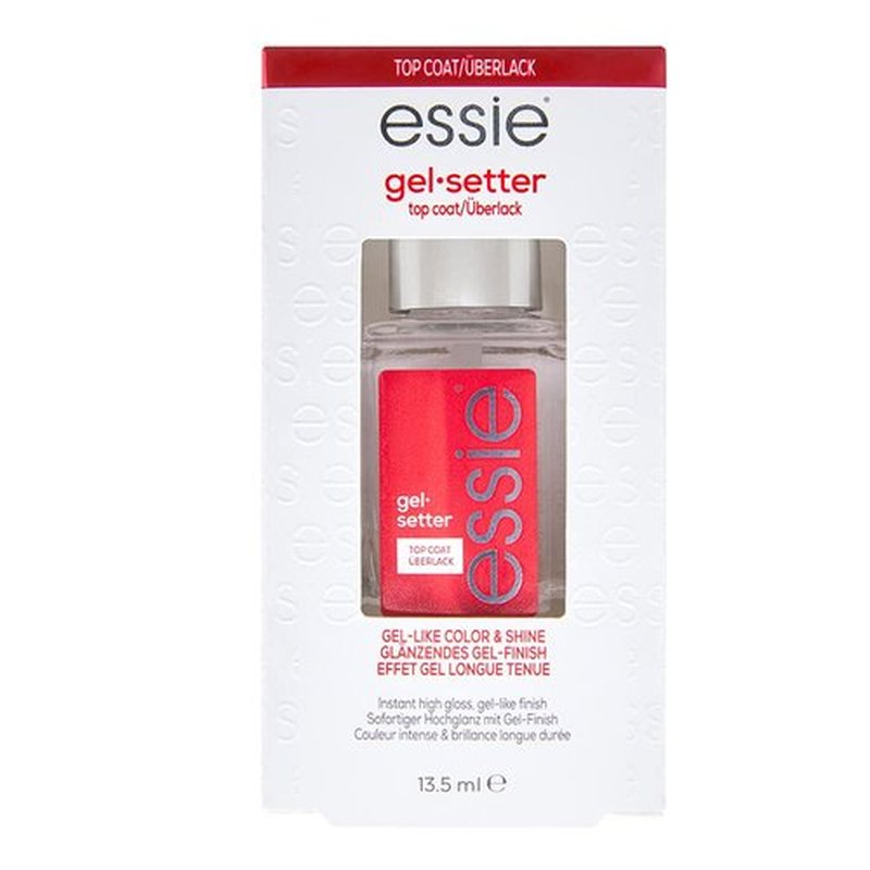 Essie Nail Care - Gel Setter Top Coat | 8-Free Vegan Formula for Gel-Like Finish - 0.46 Fl Oz