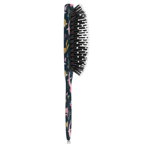 Kids Detangler Hair Brush Hairbrush for Boys Girls, Cute Axolotl Detangling Brush Smooth for Wet Dry Thin Long Curly Hair, Glide Through Tangles with Ease and Massage Scalp