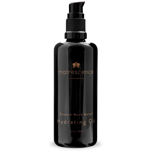 Matrescence Stretch Mark Relief Belly Oil - Hydrating Spa-Quality Maternity Treatment (3.4oz) | Pregnancy-Safe Non-Greasy Moisturizer for Moms
