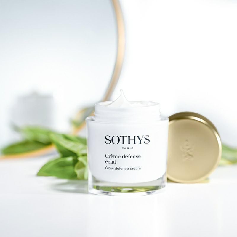 SOTHYS Glow Defense Cream | Daily Face Moisturizer for Dull Skin | Hydrating Cream Supports Radiant, Dewy Complexion | Smooths Texture & Softens Skin | For All Skin Types