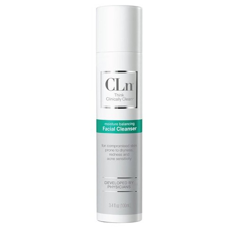 CLn® Facial Cleanser - Hydrating Formula for Dry, Sensitive Skin | Fragrance-Free & Paraben-Free, 3.4 fl. oz.